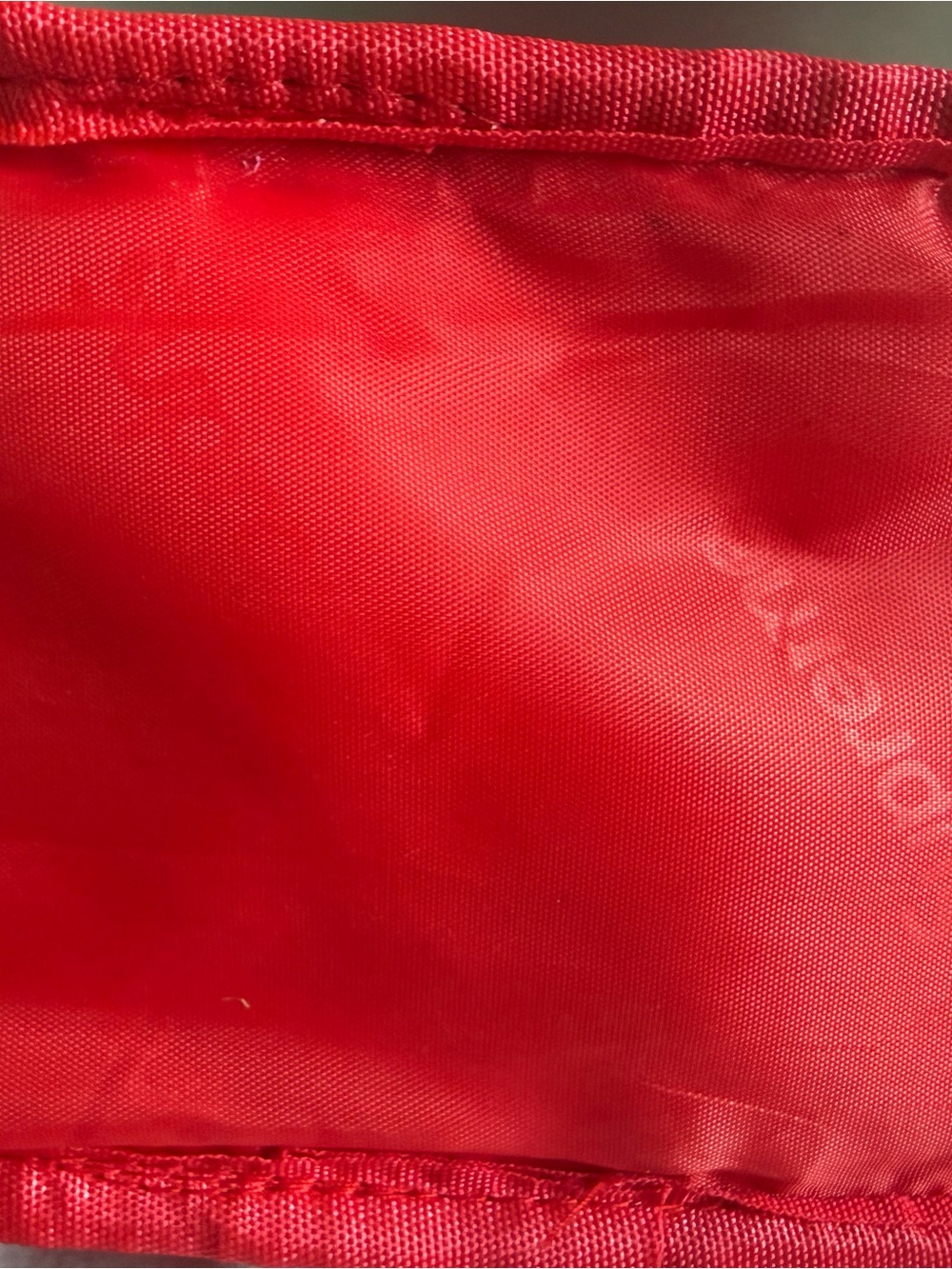 Supreme Red Mesh Waist Bag with White Logo - Picture 6 of 8